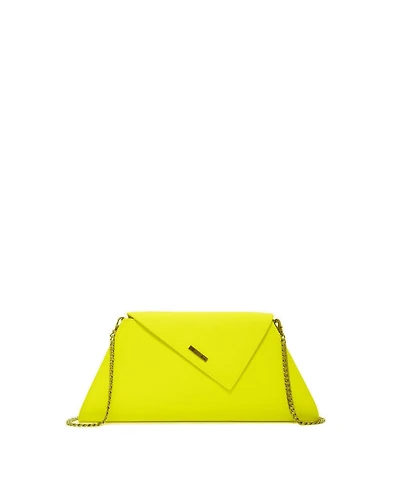 Susu Yellow Purse Leather Clutch Bag Unique Evening Purse Women's Handbag