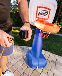 Franklin Sports Nerf AirHoop Kids Inflatable Basketball Hoop Set
