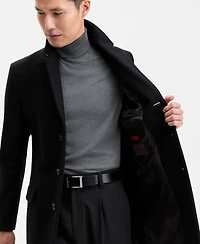 Hugo by Boss Men's Slim-Fit Wool Cashmere Overcoat
