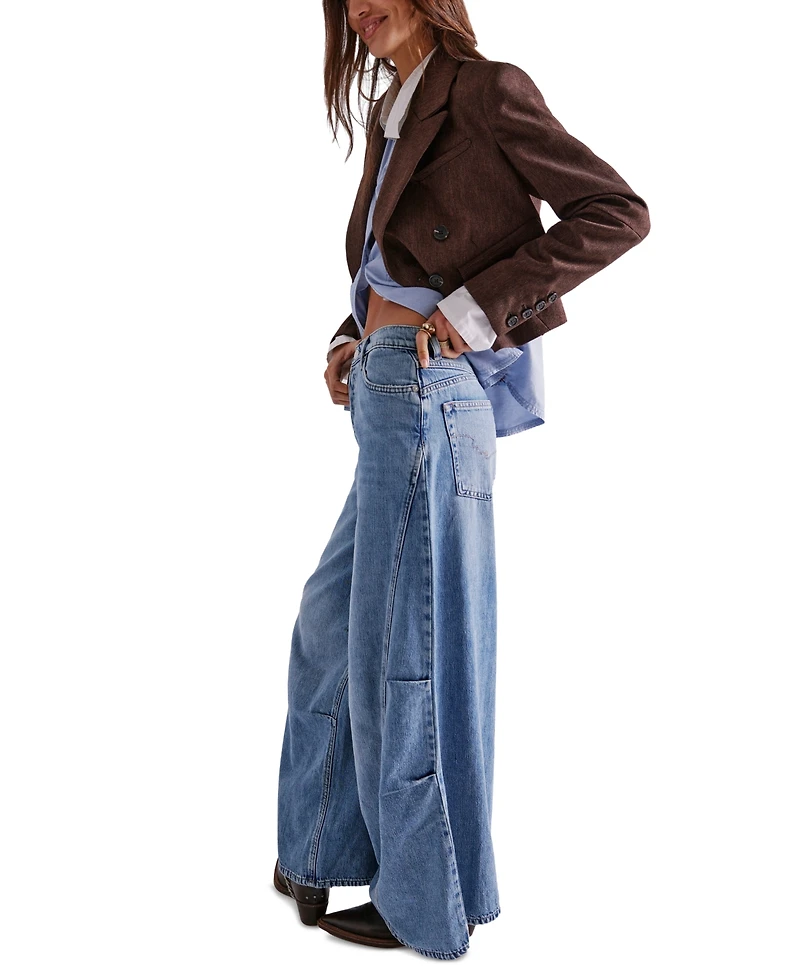 Free People Women's Westward Demi High-Rise Jeans