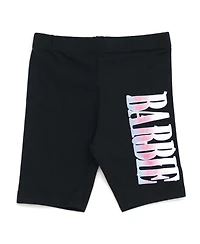 Barbie Toddler Girls Cropped Boxy T-Shirt and Bike Shorts Outfit Set