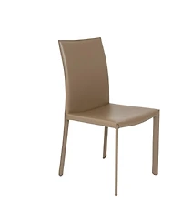 Set of 2 Dining Side Chairs with Padded Seats