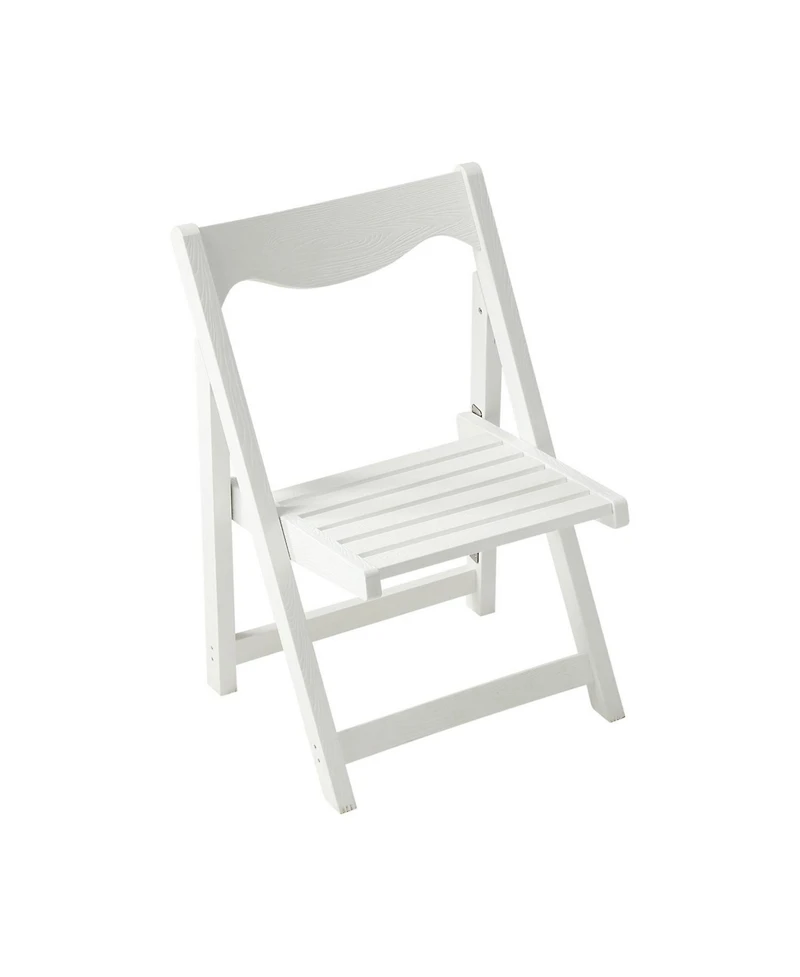 Foldable Small Table and Chair Set with 2 Chairs and Rectangular Table