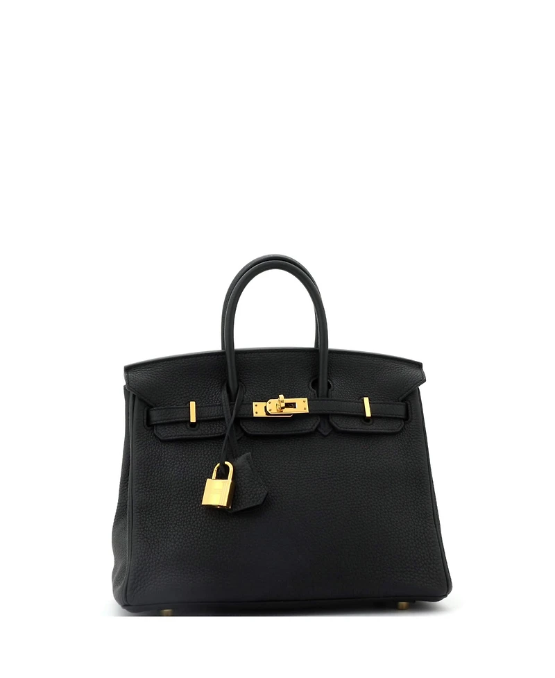 Pre-Owned Hermes Birkin Handbag Togo with Gold Hardware