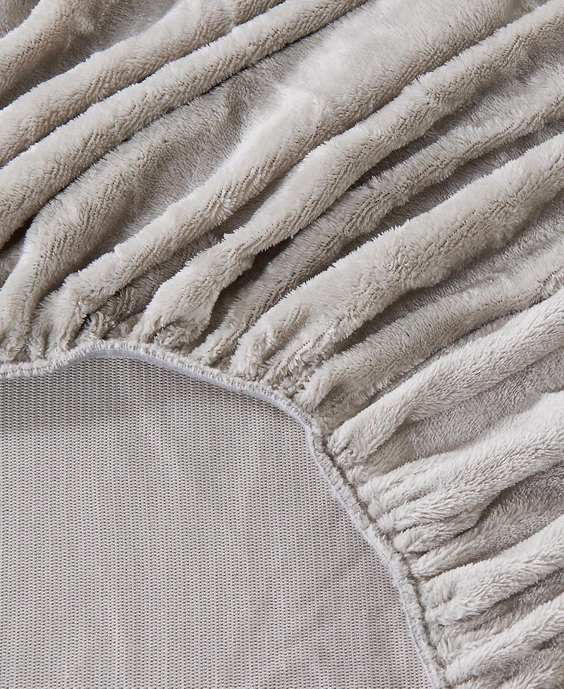 Linery & Co. Soft Plush Velvet Single Fitted Sheet