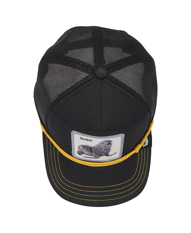 Goorin Bros. Men's Black Seal of Approval Trucker Adjustable Hat