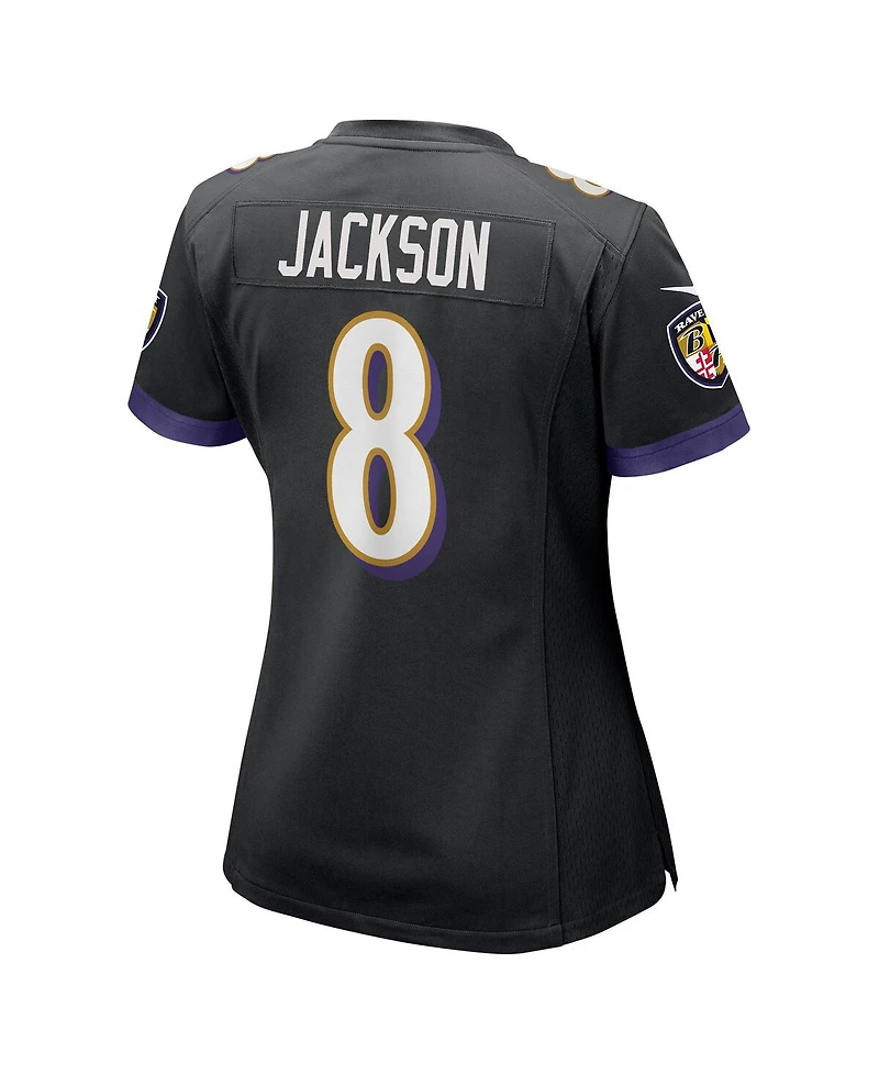Nike Women's Lamar Jackson Black Baltimore Ravens Alternate Game Jersey