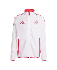 Adidas Men's Red/White St. Louis City Sc 2025 Anthem Reversible Full-Zip Jacket