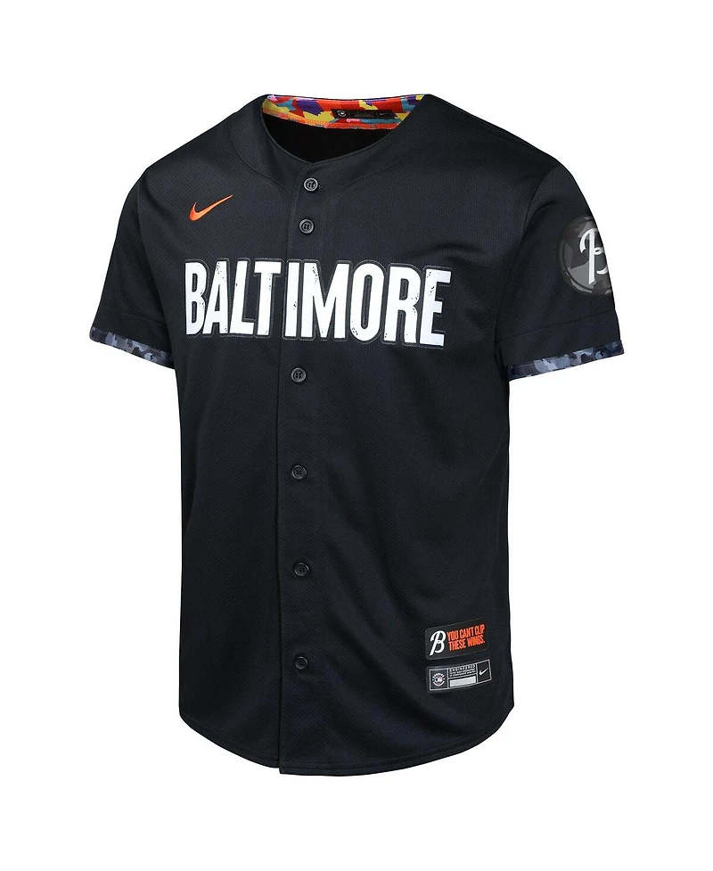 Nike Big Boys and Girls Black Baltimore Orioles City Connect Limited Jersey