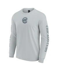 Fanatics Men's Gray Chicago Cubs Elements Strive Long Sleeve T-Shirt