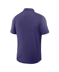 Nike Men's Purple Clemson Tigers Primetime Victory Primary Logo Performance Polo Shirt