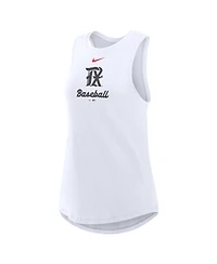 Nike Women's White Texas Rangers City Connect Tricode High Neck Performance Tank Top