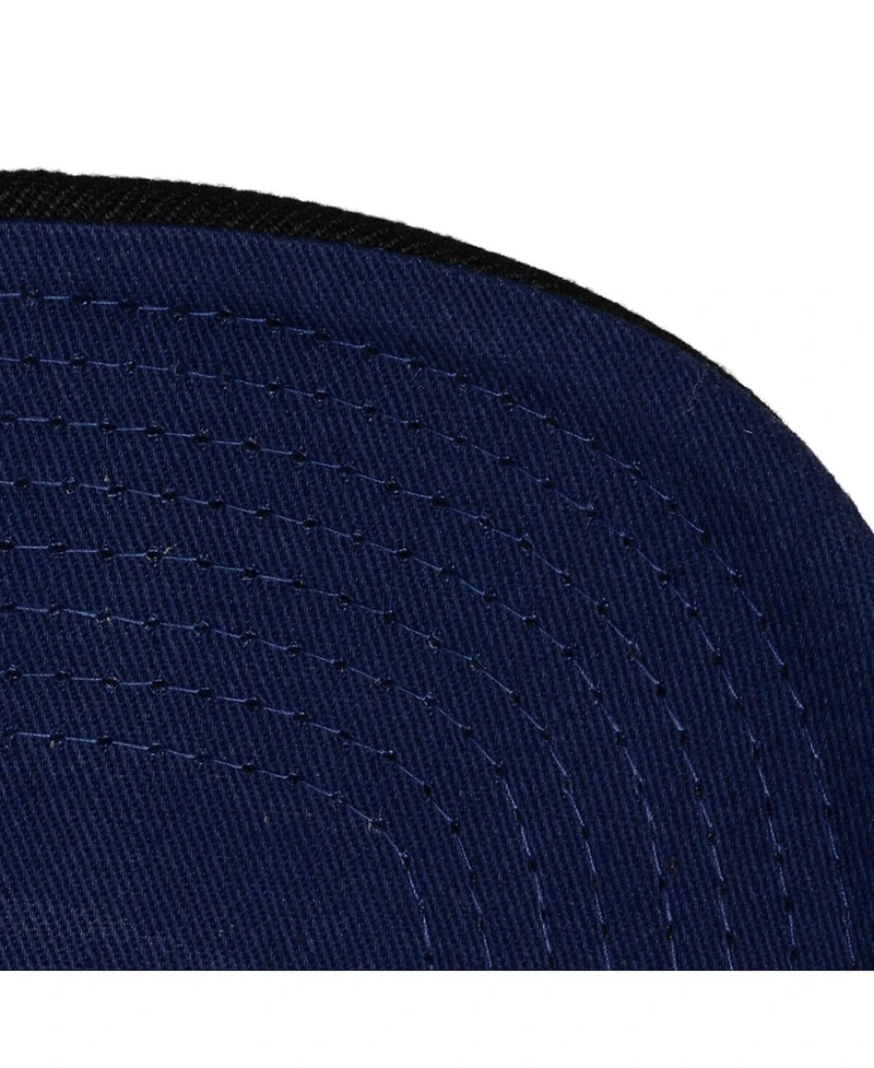 Mitchell & Ness Men's Black Los Angeles Dodgers Hyper Type Pro Crown Snapback Hat