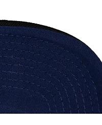 Mitchell & Ness Men's Black Los Angeles Dodgers Hyper Type Pro Crown Snapback Hat