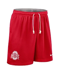 Nike Men's Scarlet/Gray Ohio State Buckeyes 2025 Sideline Reversible Performance Shorts