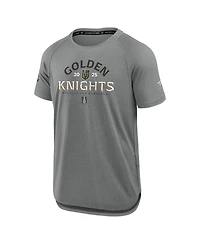 Fanatics Men's Heather Gray Vegas Golden Knights 2025 Stanley Cup Playoffs Authentic Pro Rink Performance T-Shirt