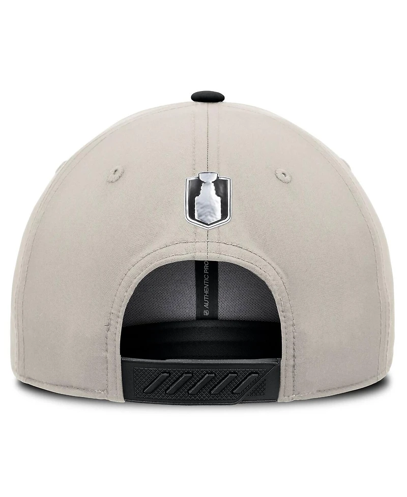 Fanatics Men's Black/Gray Washington Capitals 2025 Metropolitan Division Champions Locker Room Adjustable Hat