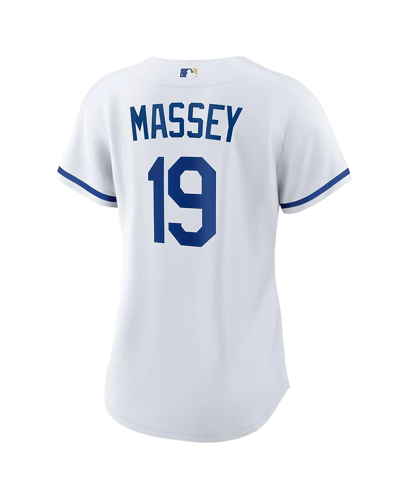 Nike Women's Michael Massey White Kansas City Royals Home Replica Jersey