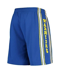 Men's Mitchell & Ness Royal Golden State Warriors Hardwood Classics Primary Logo Swingman Shorts