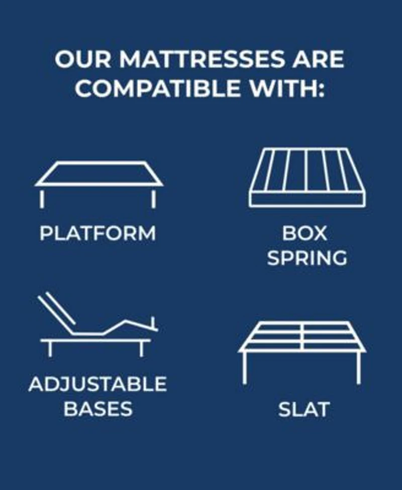 Brooklyn Bedding Select Gel Memory Foam Hybrid Cushion Firm Tight Top Mattress Collection