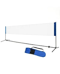 Portable 10 Inch x 5 Inch Badminton Beach Tennis Training Net