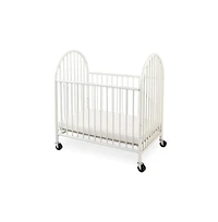L.a. Baby Arched Metal Mini/Portable Crib