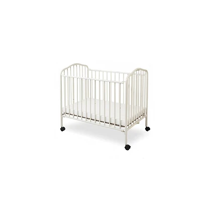 La Baby Mini/Portable/Compact Folding Crib, White