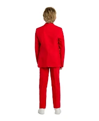 OppoSuits Big Boys 3-Piece Devil Solid Suit Set