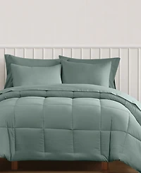 Truly Soft Green Solid 3-Pc. Comforter Set