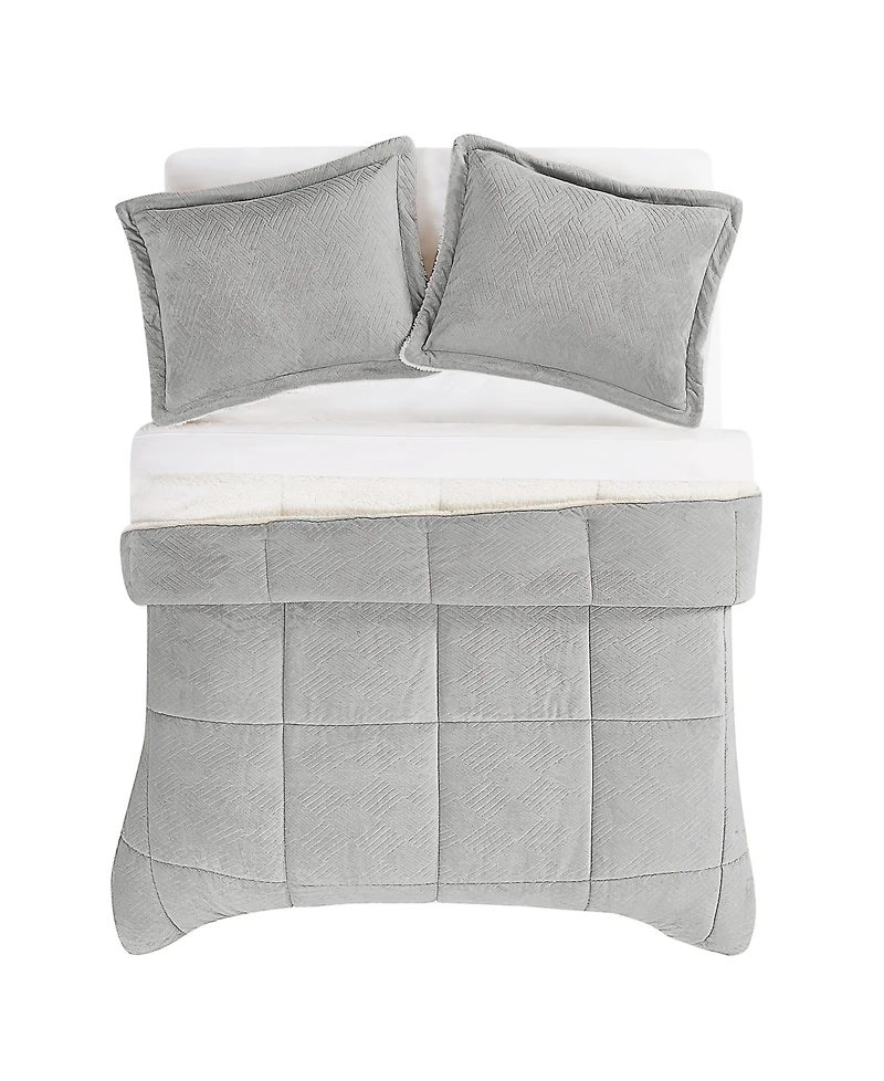 Truly Soft Basket Carved Softness 2-Pc. Comforter Set, Twin/Twin Xl