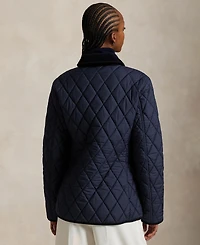 Polo Ralph Lauren Women's Corduroy-Trim Quilted Barn Jacket