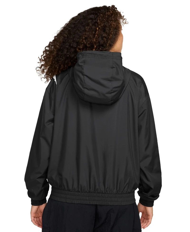 Nike Women's Loose Uv Protection Full-Zip Logo Jacket