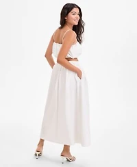 French Connection Womens Nomi Cotton Crop Top Nomi Cotton Midi Skirt