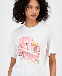 Hugo Women's Cotton Graphic T-Shirt