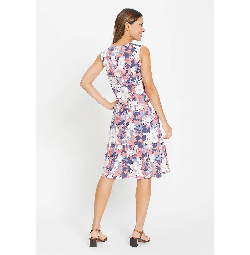 Olsen Women's Sleeveless Floral Camo Dress