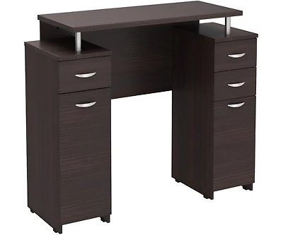 Home Office Computer Desk with Four Drawers and Large Work Surface