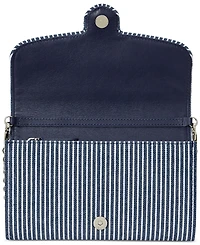 Lauren Ralph Lauren Striped Canvas Adair Crossbody Bag