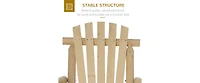 Adirondack Chair Solid Wood Outdoor Patio Furniture