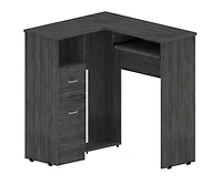 L-Shape Corner Desk with Dual Drawers – Stylish and Functional Computer Desk