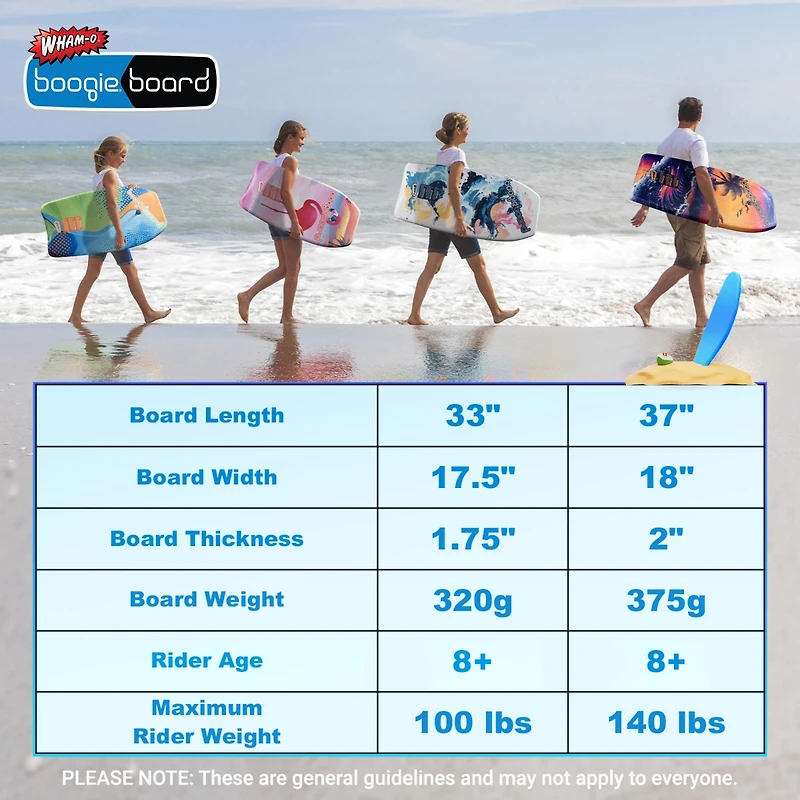 33" Body Board Lightweight with Wrist Leash Fiberclad Cover Phuzion Core