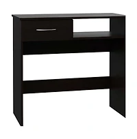 32" Black Computer Desk Desk and Bookshelf Set