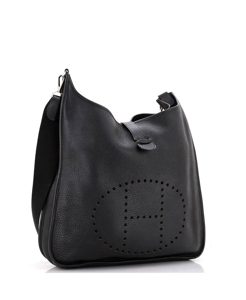 Pre-Owned Hermes Tgm Evelyne Bag Gen Ii Clemence