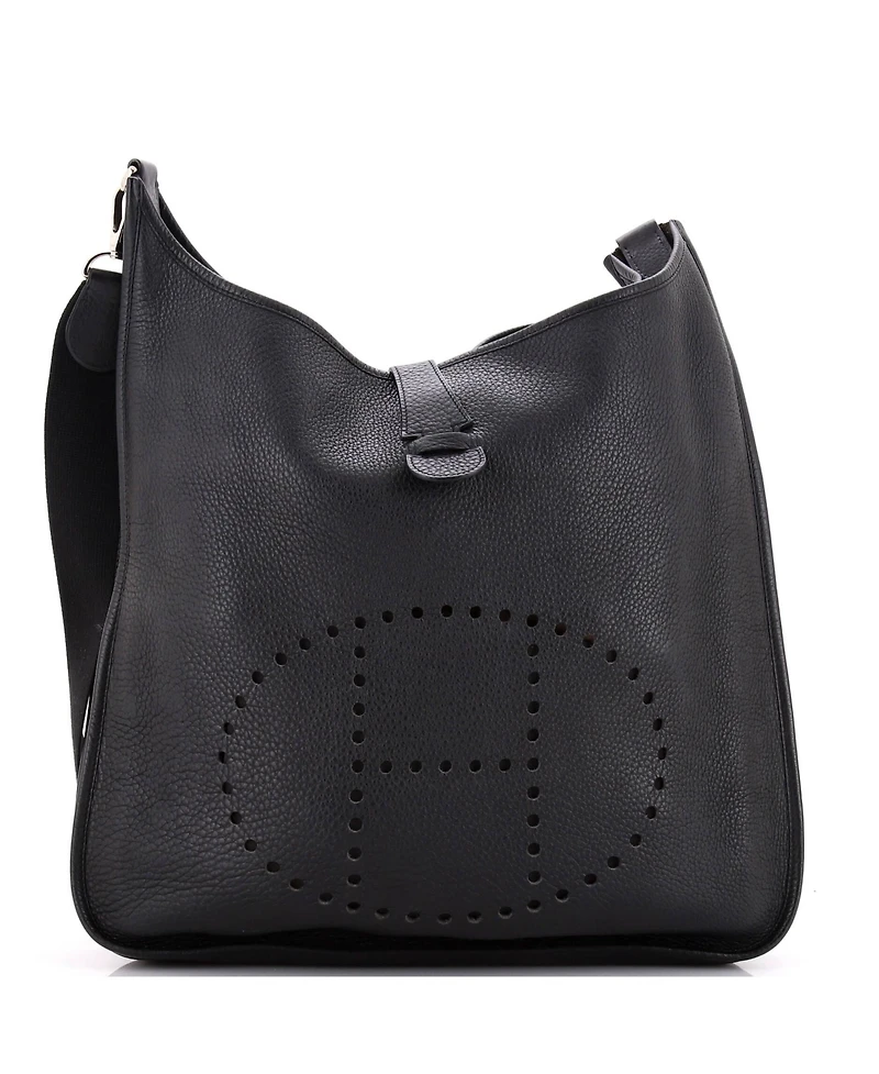 Pre-Owned Hermes Tgm Evelyne Bag Gen Ii Clemence