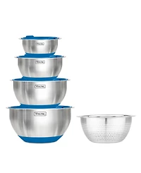 9 Piece Stainless Steel Mixing Bowl Set