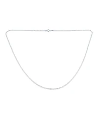 Bling Jewelry Thin Flat Mariner Anchor Link Chain 2MM Strong Necklace .925 Sterling Silver