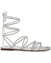 Wild Pair Ednaa Lace-Up Flat Sandals, Created for Macy's