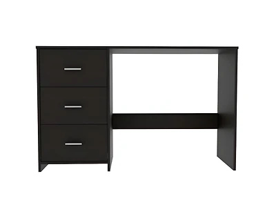 Contemporary Computer Desk with Three Drawers for Office Organization