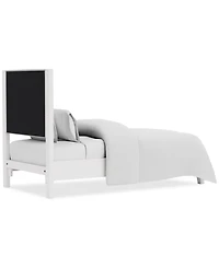 Catriona Twin Upholstered Bed, Created for Macy's