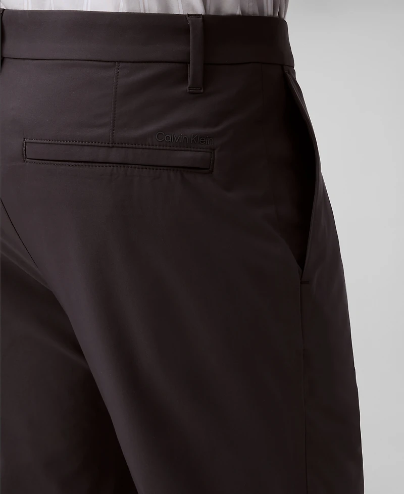 Calvin Klein Men's Slim-Fit Stretch Wrinkle-Resistant Tech Pants