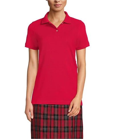 Lands' End Women's Short Sleeve Mesh Polo Shirt